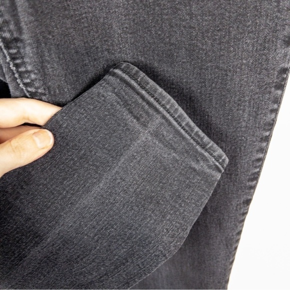 Frank and Oak Womens Size 28 Debbie Skinny Jean Black Stretch Mid Rise Washed - Picture 4 of 10